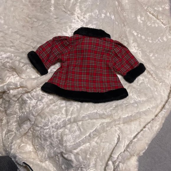 Bright Futures Red Plaid Christmas 3 months set - Picture 7 of 12